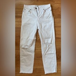 Amuse Society, Selena pant, vintage white, denim jeans, size 26